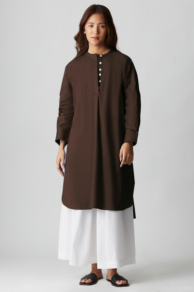 Relaxed Weekend Tunic : Cocoa