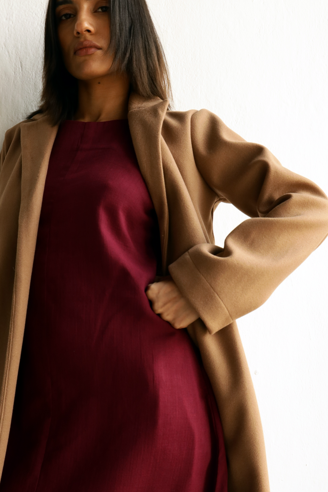 Haze ReFelt Coat : Beige – OZiSS