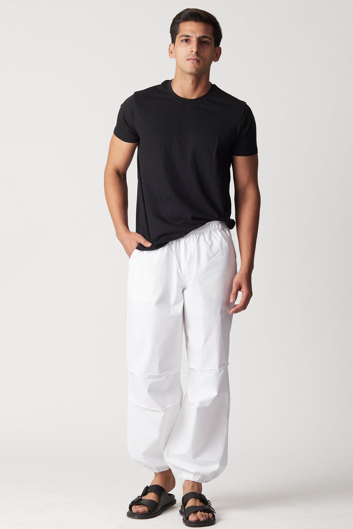 Parachute Pants : White – OZiSS