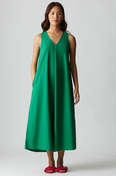 Clara Pocket Dress : Island Green