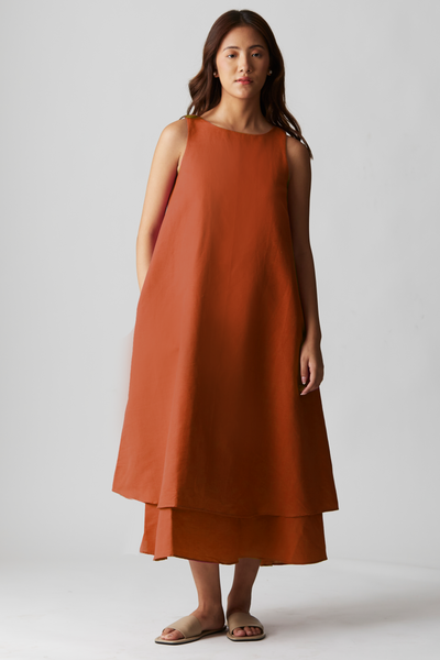 Layla Linen Dress : Sienna