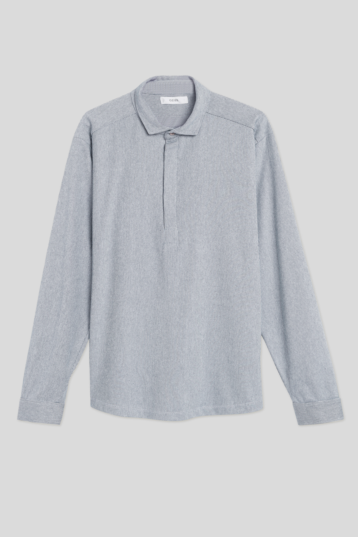 Soft Touch Shirt: Light Blue Stripe – OZiSS