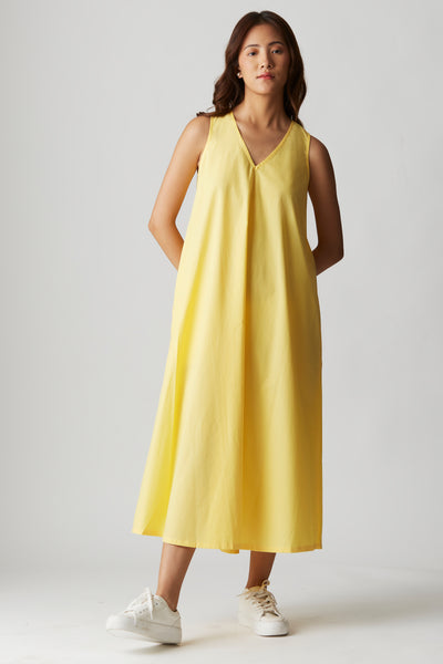 Clara Pocket Dress : Daffodil
