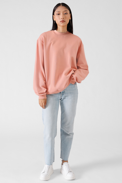 The Wide Fit Sweatshirt : Dust Peach