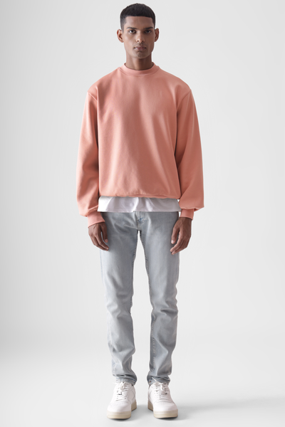 The Wide Fit Sweatshirt : Dust Peach