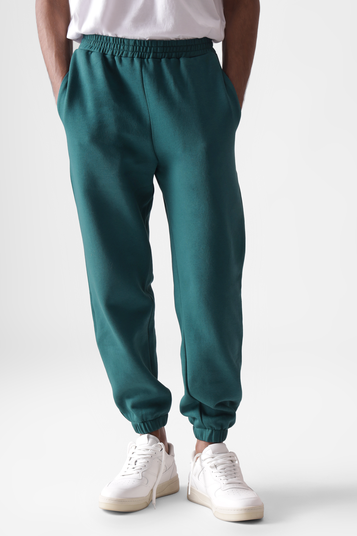 Aayomet Mens Snow Pants Men's Sweatpants, EcoSmart Sweatpants for Men,  Men's Lounge Pants with Cinched Cuffs,Green M 