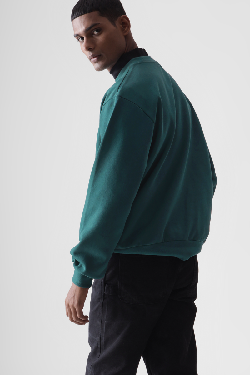 The Wide Fit Sweatshirt : Emerald – OZiSS