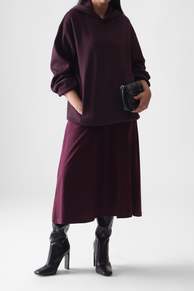 The Hoodie : Aubergine